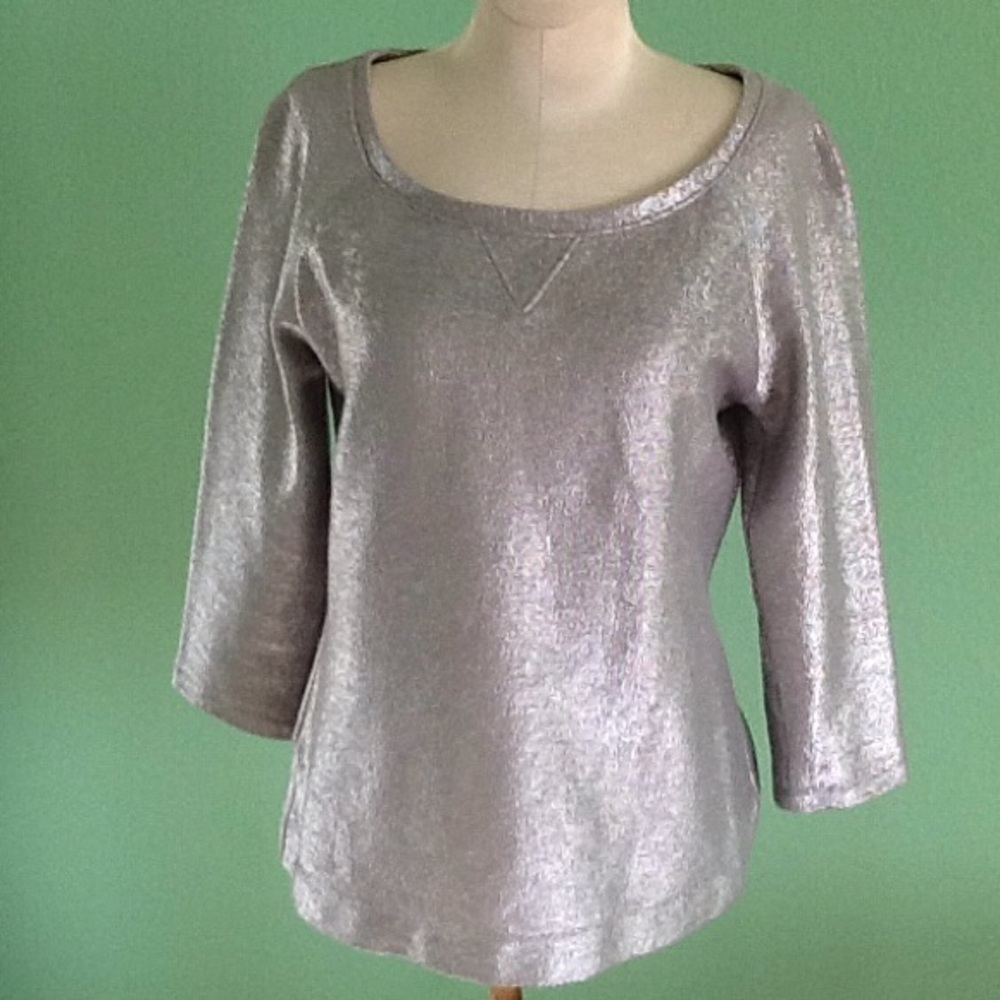 Final sale New size S 100% cotton silver top